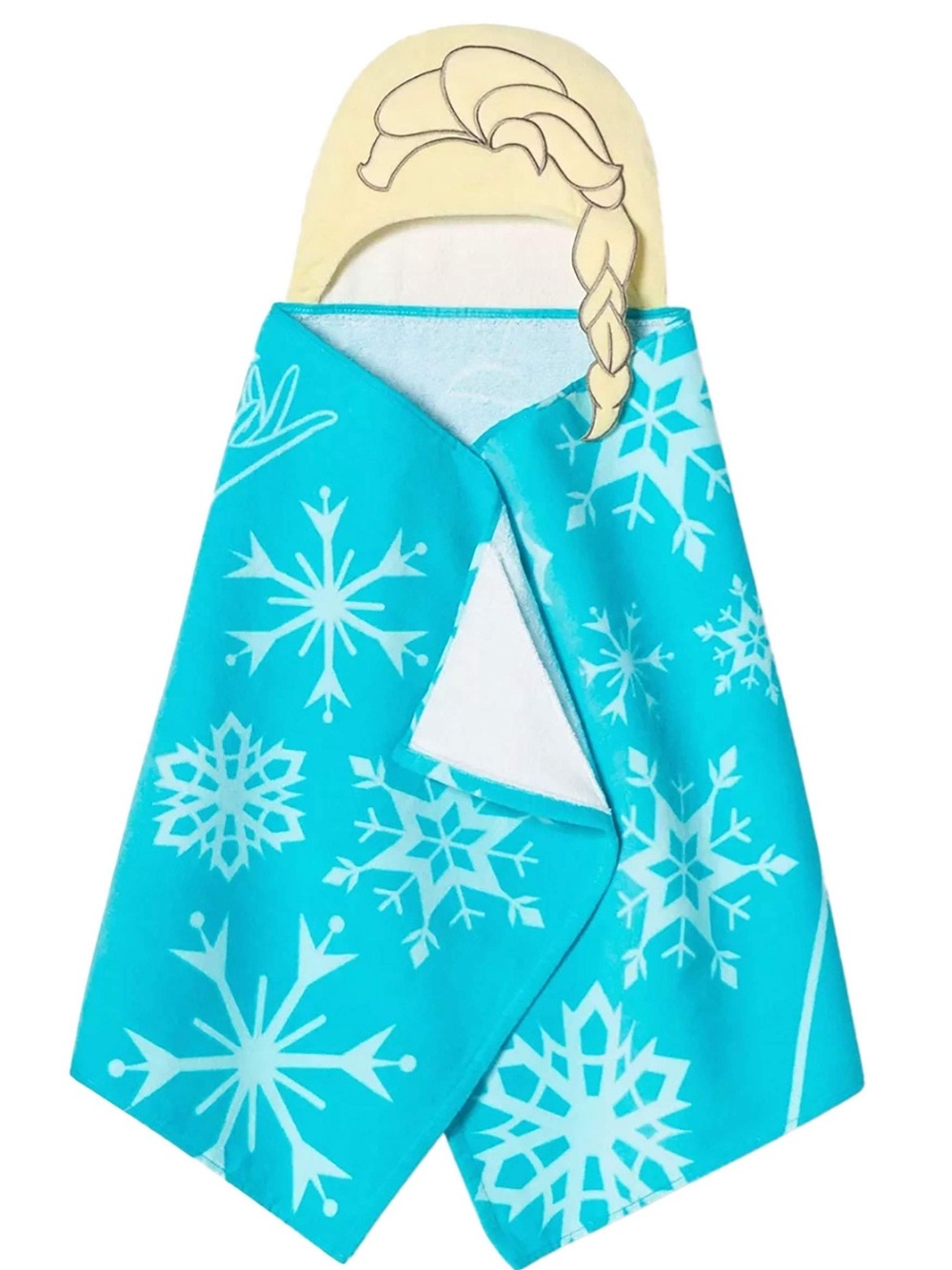 DISNEY Frozen Elsa Girls' Hooded‎ Bath Swim Towel Wrap